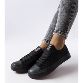 Deportivas Beaupré de tejido negro 1 Deportivas Beaupré de tejido negro 1