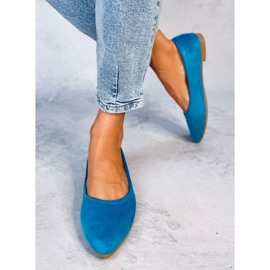 Seastar Bailarinas Keys LT.BLUE con plantilla de piel azul 3