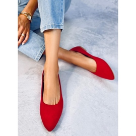 Seastar Bailarina Keys plantilla piel roja rojo 3