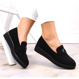 Zapatos mujer ante plataforma negra Vinceza 10857 negro 5