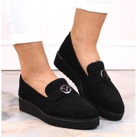 Zapatos mujer ante plataforma negra Vinceza 10857 negro 7