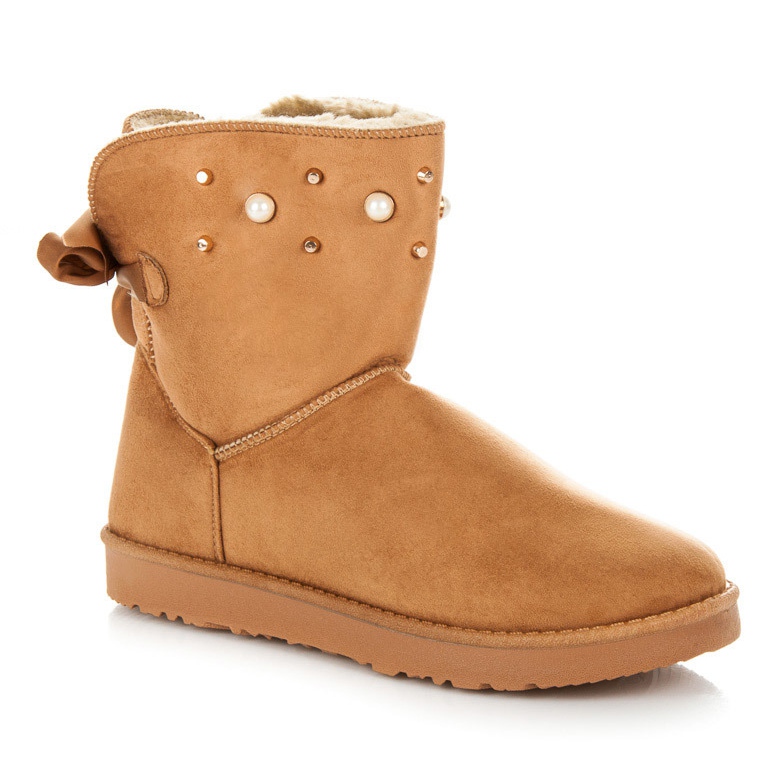 Kylie Mukluki con cuentas marrón 1