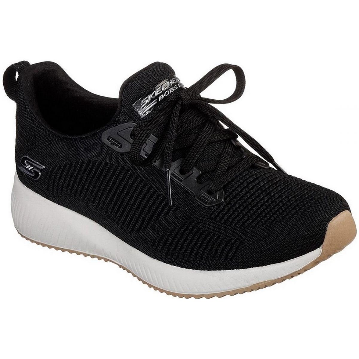 skechers bobs squad hombre negro