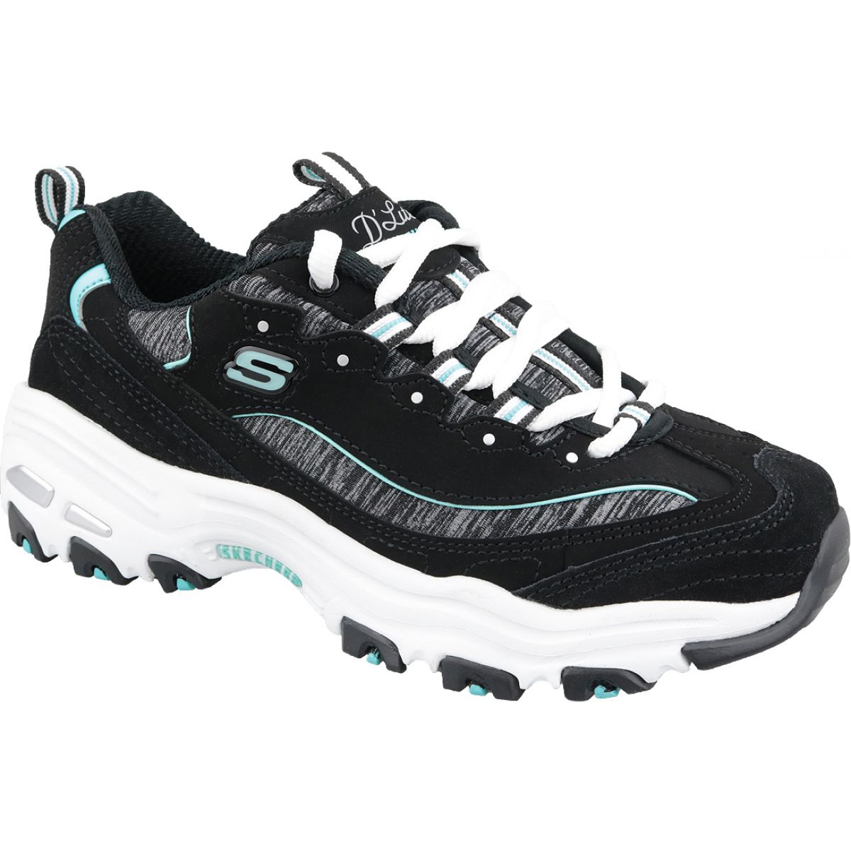 skechers d'lites azul