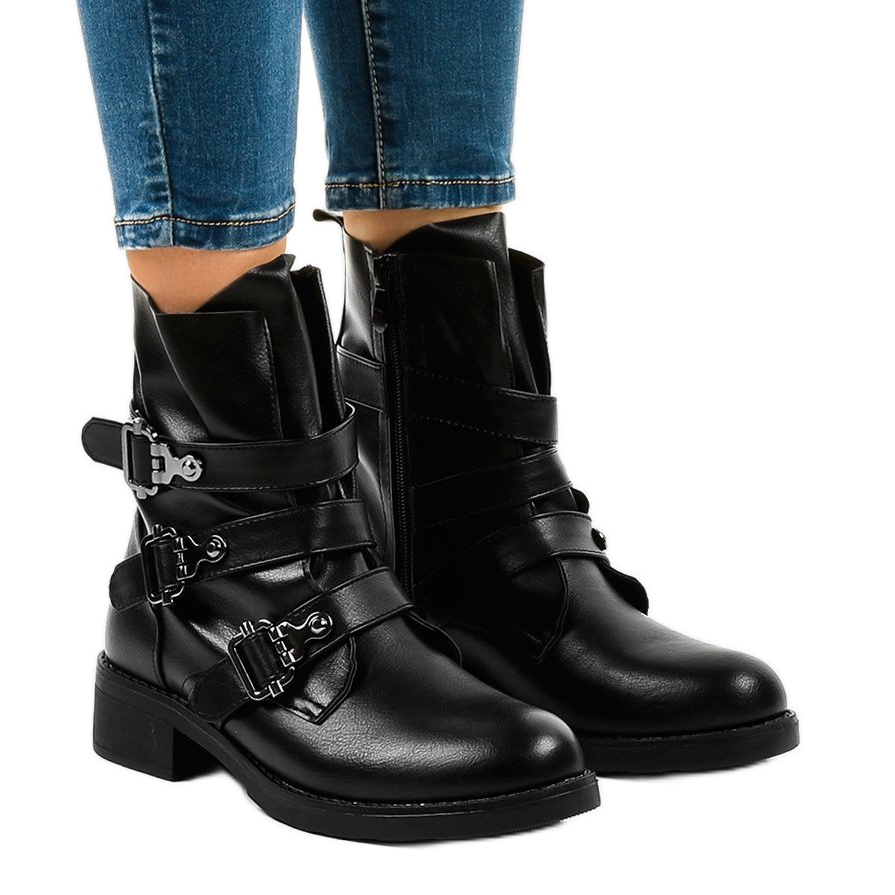 botas planas negras para dama botas planas negras para dama